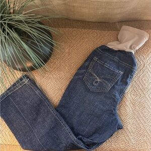 Womens indigo Blue Maternity Jeans